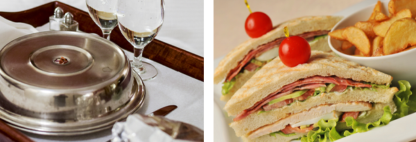 Restaurant room service images